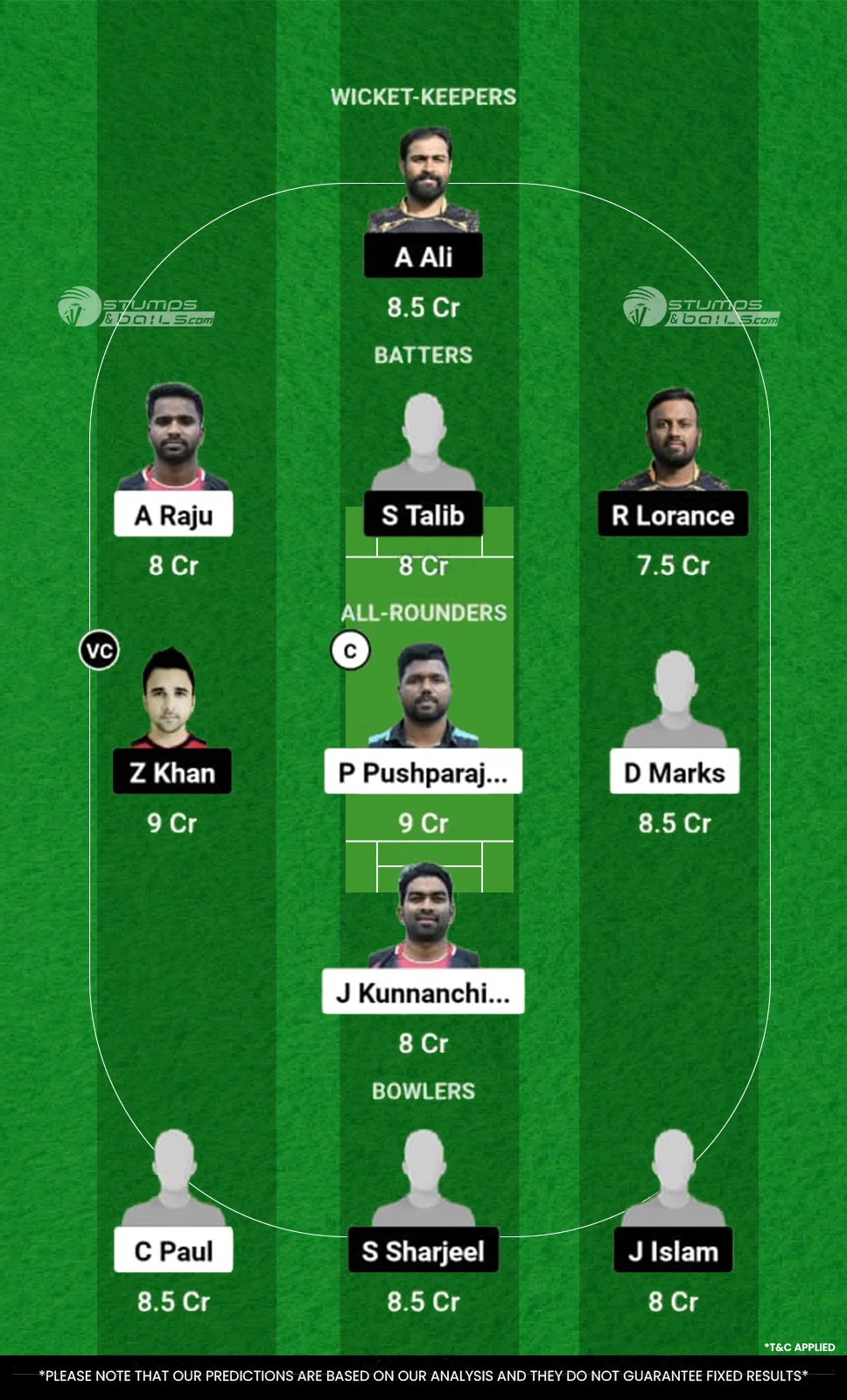 RST vs GZZ Dream11 Prediction Today 