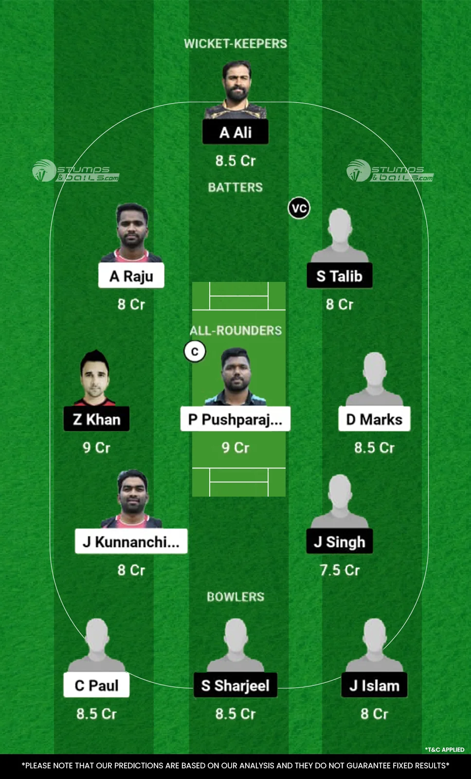 RST vs GZZ Dream11 Prediction Today Match