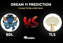 BDL vs TLS Dream11 Prediction, Playing 11 for Trinidad T10 Blast, 6th Edition, 2024 BDL vs TLS Dream11 Prediction @stumpsandbails.com