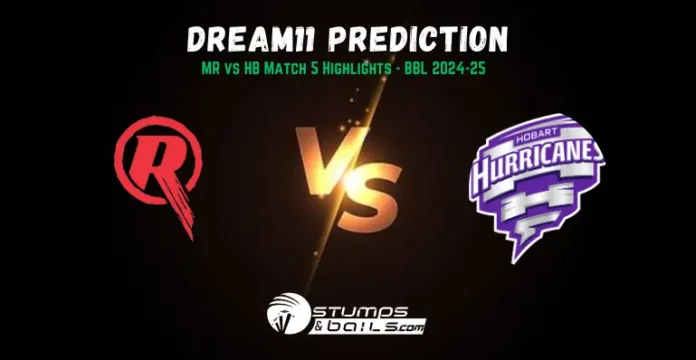 MR vs HB Match Highlights