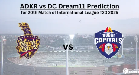 ADKR vs DC Dream11 Prediction, Fantasy Cricket Tips For International League T20 2025 – 20th Match