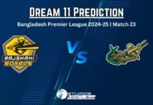 DBR vs SYL Dream11 Prediction, 23rd Match Fantasy Cricket Tips For Bangladesh Premier League 2024-25 DBR vs SYL Dream11 Prediction