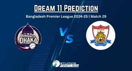 DC vs CHK Dream11 Prediction, Fantasy Cricket Tips For Bangladesh Premier League 2024-25 – 29th Match