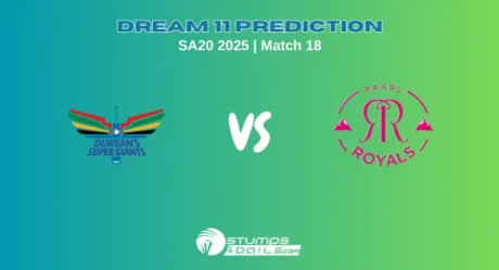 DSG vs PR Dream11 Prediction, Fantasy Cricket Tips for SA20, 2025, Match 18