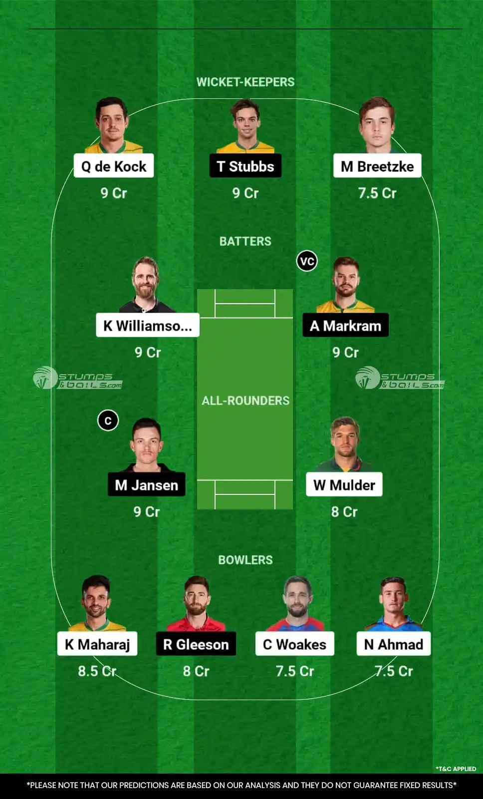 DSG vs SEC Dream11 Prediction