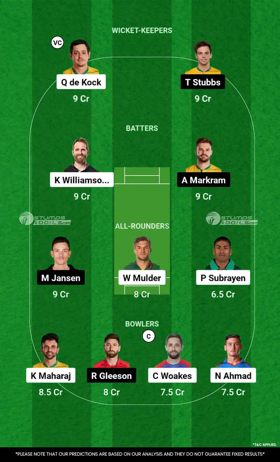 DSG vs SEC Dream11 Prediction