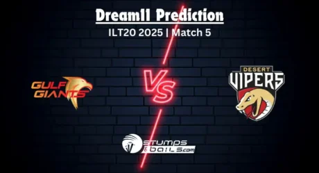 GG vs DV Dream11 Prediction, Fantasy Cricket Tips For ILT20 2025 – 5th Match