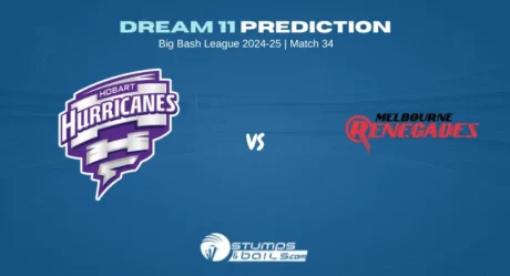 HUR vs REN Dream11 Prediction for Big Bash League 2024-25, Match 34