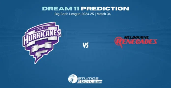 HUR vs REN 34th Match Dream11 Prediction