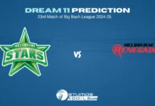 STA vs REN Dream11 Prediction, 23rd Match Fantasy Cricket Tips For Big Bash League 2024-25 STA vs REN 23rd Match Dream11 Prediction