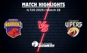 Tanveer’s Four-Wicket Brilliance and Hales-Curran Partnership Propel Vipers to Victory SWR vs DV Highlights