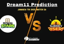 UNS vs SRI Dream11 Prediction, Fantasy Cricket Tips For Jamaica 2025 – 26th Match UNS vs SRI 26th Match Dream11 Prediction