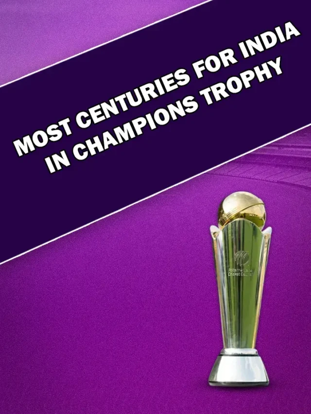 Top 5 Indian Batsmen with the Most Centuries in ICC Champions Trophy