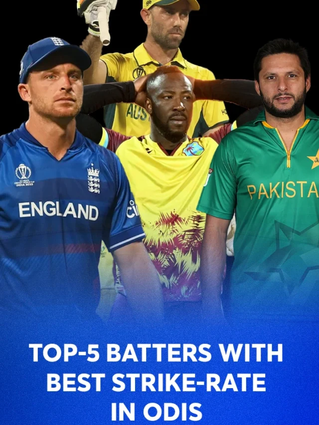 Top-5 Batters with Best Strike-rate in ODIs