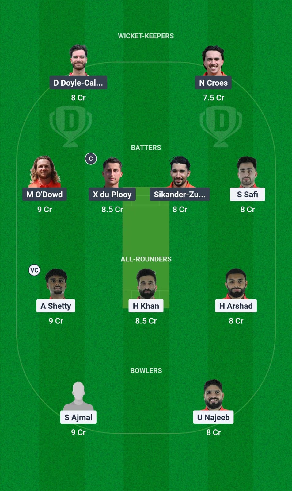 ASX vs EUR Dream11 Prediction