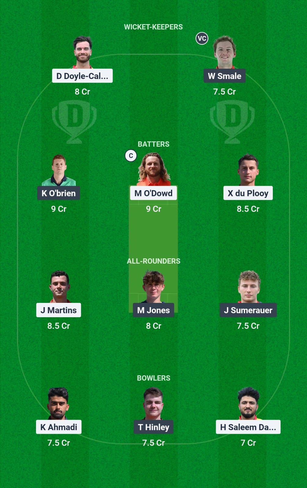 EUR vs BAI 11th Match Dream11 Prediction