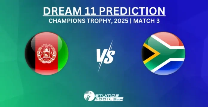 AFG vs SA Dream11 Prediction