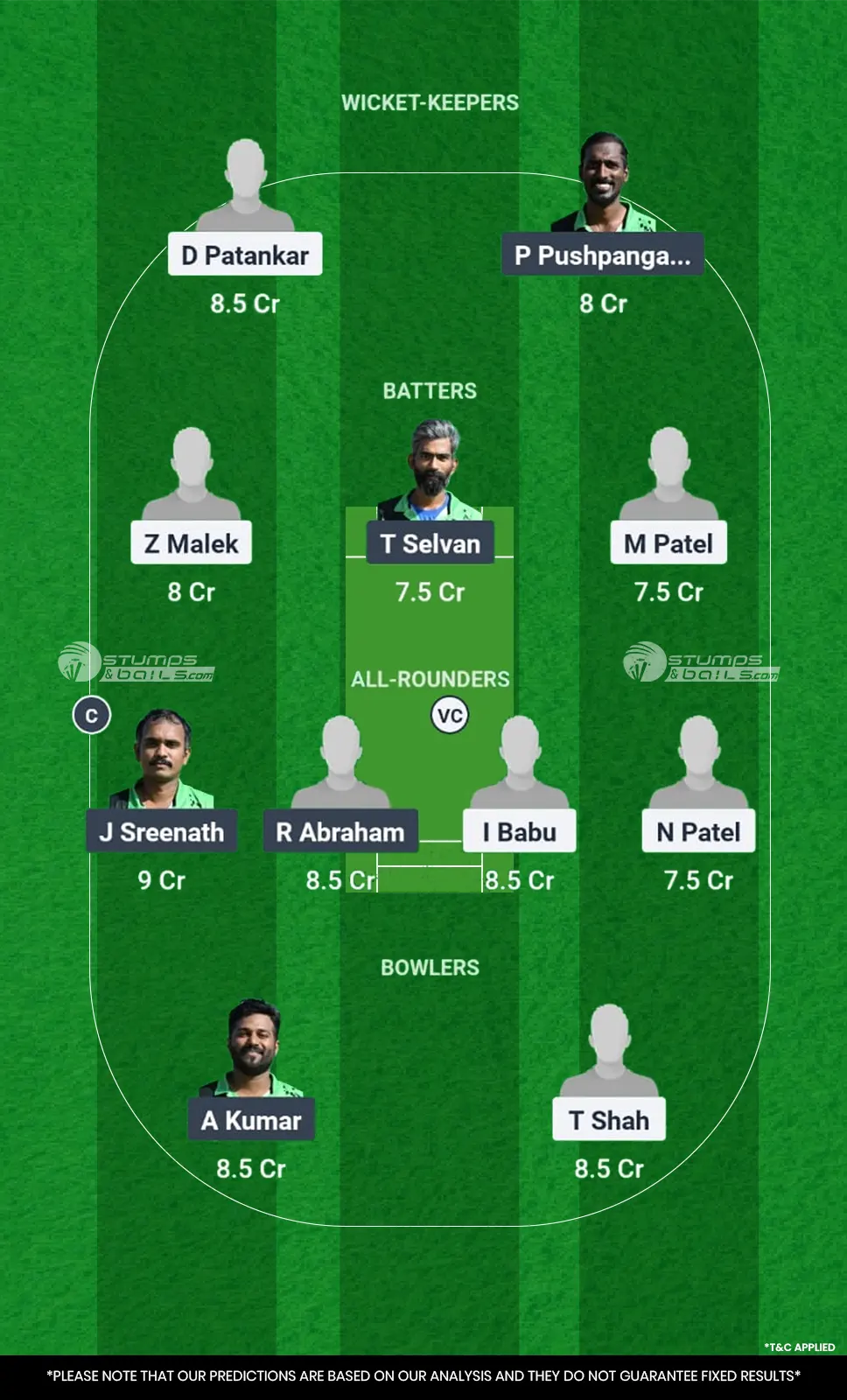 AUM vs VLS Dream11 Prediction