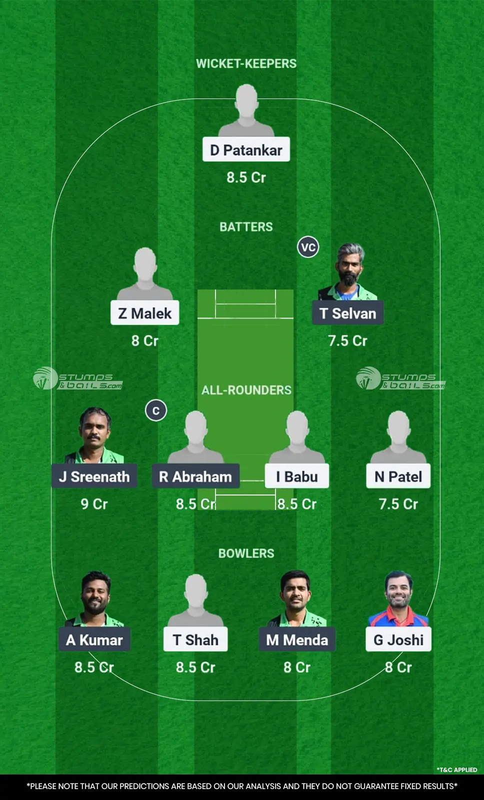 AUM vs VLS Dream11 Prediction