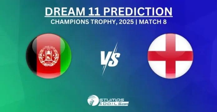 Afghanistan vs England Dream11 Prediction