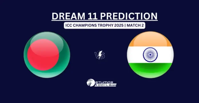 BAN vs IND 2nd Match Dream11 Prediction