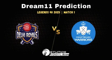 CW vs DLR Dream11 Prediction, 1st Match Fantasy Cricket Tips For Legends 90 2025
