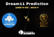 CW vs RK Dream11 Prediction, 19th Match Fantasy Cricket Tips For Legend 90 2025 CW vs RK Dream11 Prediction