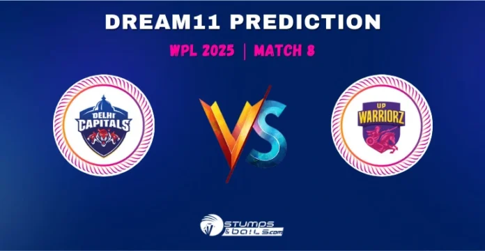 DEL-W vs UP-W 8th Match Dream11 Prediction