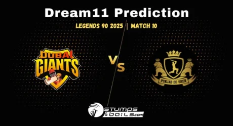 DG vs PNS Dream11 Prediction and Playing 11 for Legend 90, 2025, Match 10