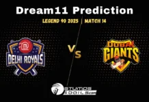 DLR vs DG Dream11 Prediction for Legend 90, 2025, Match 14 DLR vs DG Dream11 Prediction