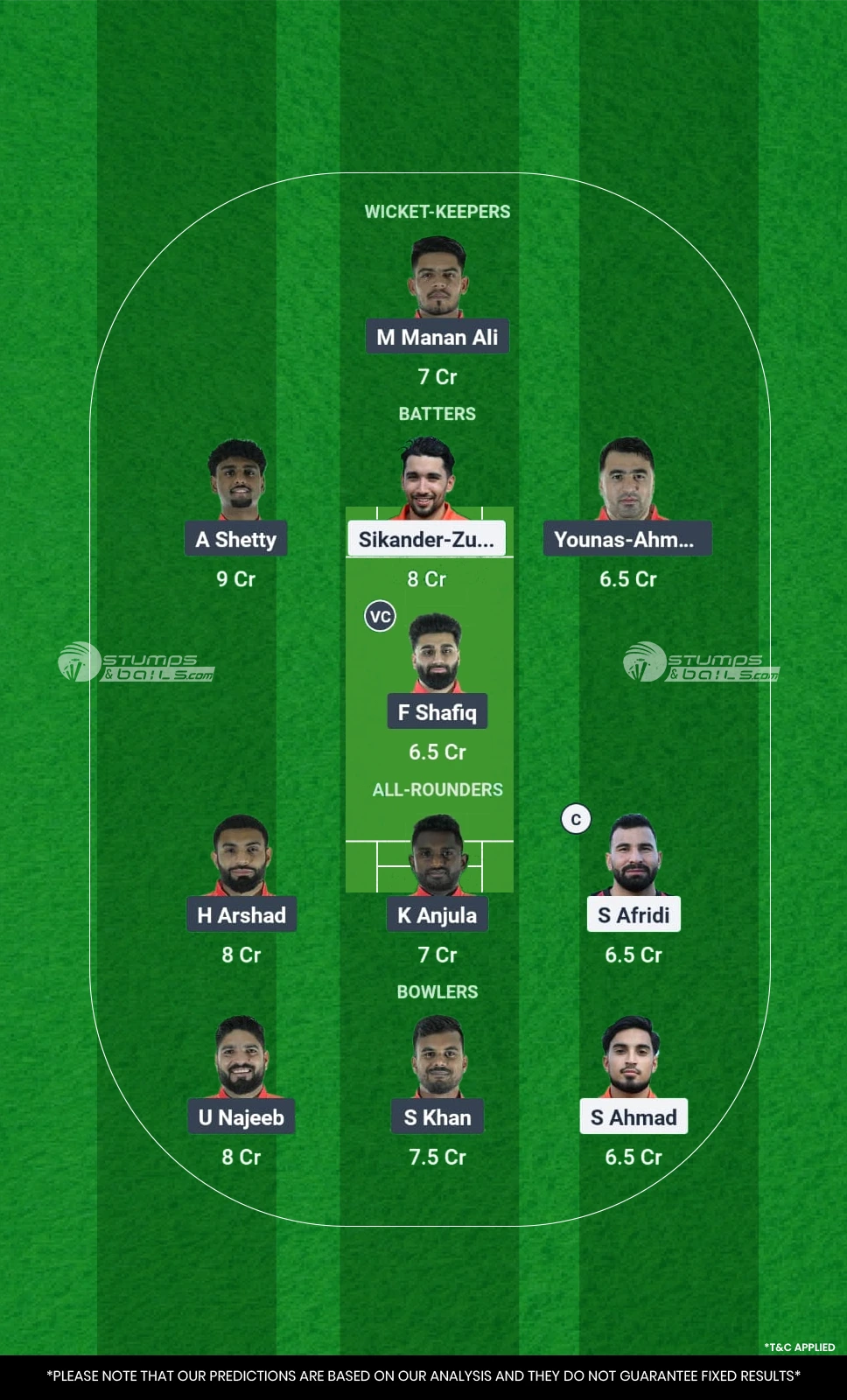 EUR vs ASX 10th Match Dream11 Prediction