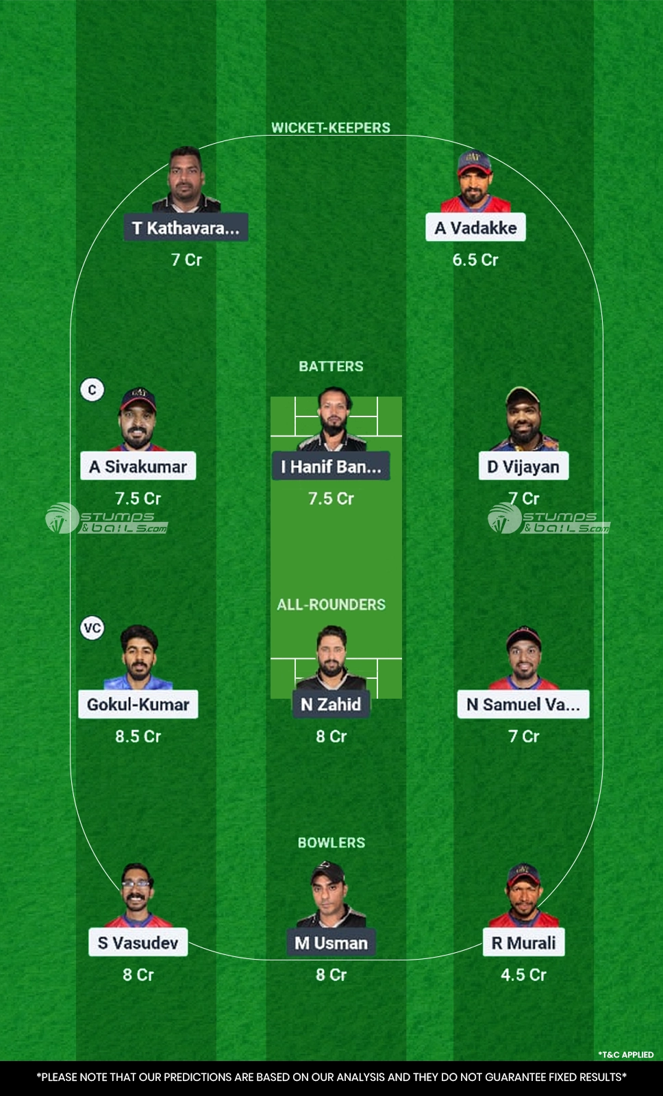 GAT vs LEX Dream11 Prediction