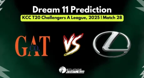 GAT vs LEX Dream11 Prediction: KCC T20 Challengers A League 2025 Match 28 Fantasy Cricket Picks