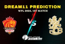 GJ-W vs BLR-W Dream11 Prediction: WPL 2025 Match 1 Details, Playing 11 and Pitch Report GJ-W vs BLR-W Dream11 Prediction