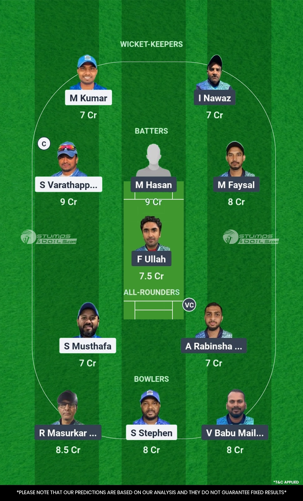 KRM vs SAF Dream11 Prediction