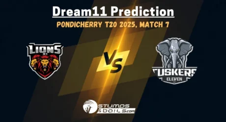 LIO vs TUS Dream11 Prediction: Pondicherry T20 2025 Match 7 Details