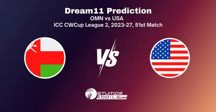 OMN vs USA 51st Match Dream11 Prediction