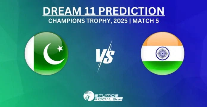 PAK vs IND 5th Match Dream11 Prediction