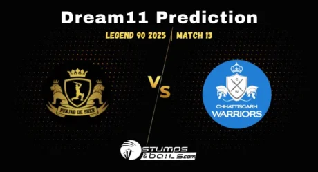 PNS vs CW Dream11 Prediction for Match 13 of Legend 90 2025