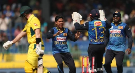 Captain Asalanka’s Century Guides Sri Lanka to Victory Over Australia in 1st ODI