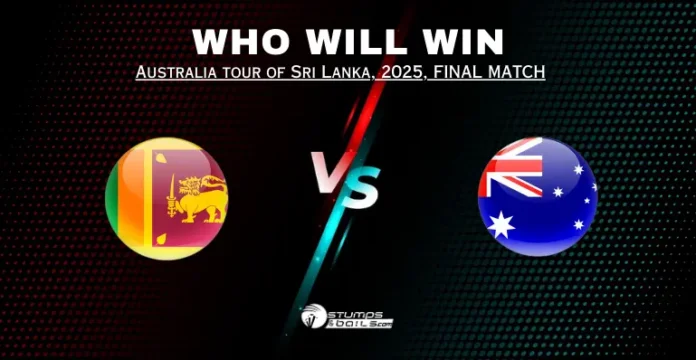 SL vs AUS 2nd ODI Dream11 Prediction