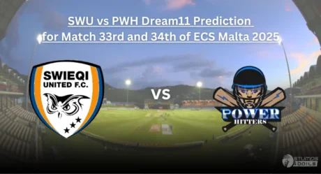 SWU vs PWH Dream11 Prediction: ECS Malta 2025 33 and 34 Match Details and Pitch Report