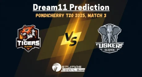 TIG vs TUS Dream11 Prediction: Pondicherry T20 Match 3 Details and Fantasy Picks