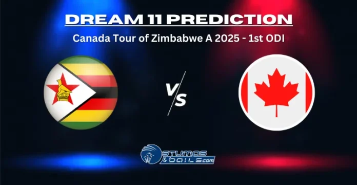 ZIM A vs CAN 1st ODI Dream11 Prediction