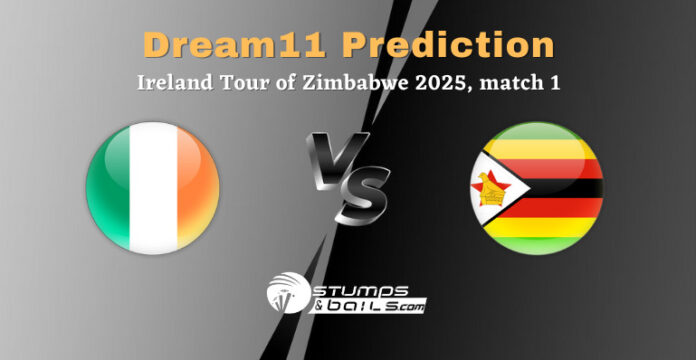 ZIM vs IRE 1st T20I Dream11 Prediction