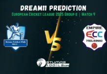 ARI vs ECC Dream11 Prediction for Match 9 of European Cricket League 2025 ARI vs ECC Dream11 Prediction