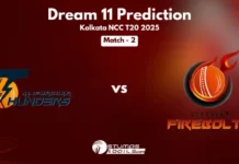 AT vs JF Dream11 Prediction for 2nd Match of Kolkata NCC T20 2025 AT vs JF Dream11 Prediction