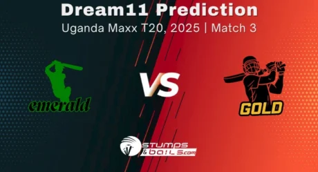 GLD vs EMD Dream11 Prediction for Uganda Maxx T20, 2025, Match 3