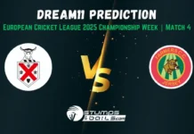 HOR vs FAR Dream11 Prediction, Fantasy Cricket Tips For European Cricket League 2025 Championship Week- Match 4 HOR vs FAR Dream11 Prediction