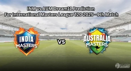 INM vs AUM Dream11 Prediction, Fantasy Cricket Tips For International Masters League T20 2025 – 9th Match